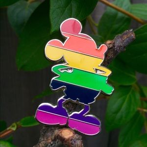 Disney Mickey Mouse PRIDE Rainbow Brooch